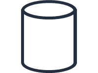 Database File Generic White _AWS General | MyDraw