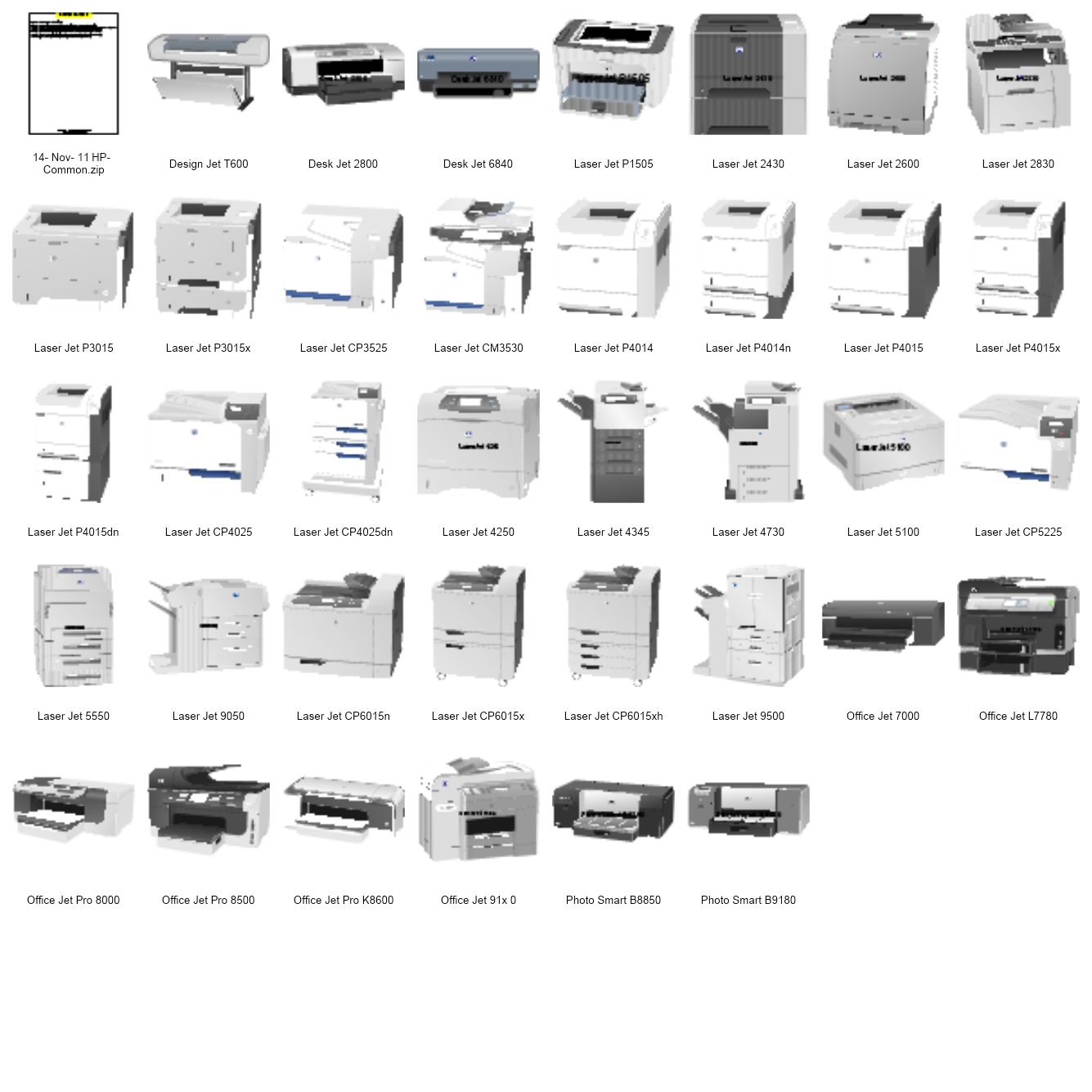 Printer Code Shape Desktops | MyDraw