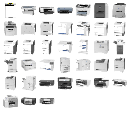 Printer Code Shape Desktops | MyDraw