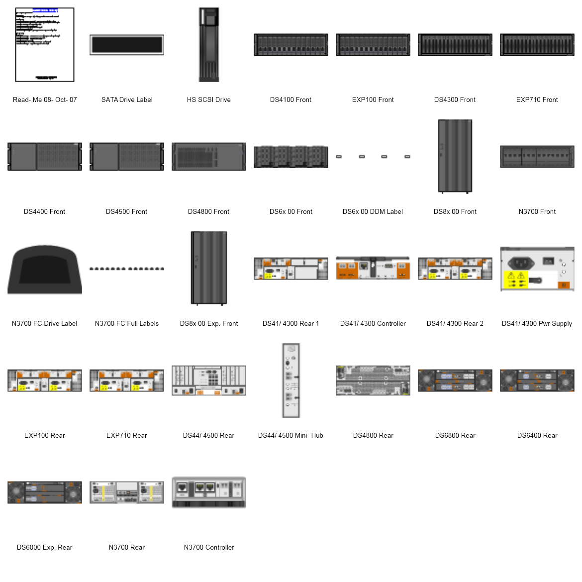 Ibm Storage Exploded View Classic Full | MyDraw