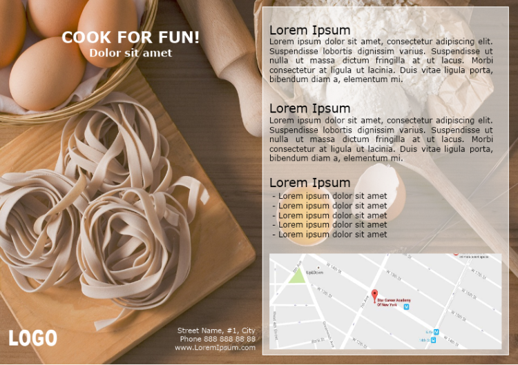 Cook for Fun Brochure