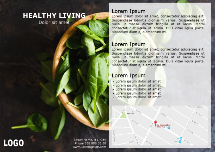 Healthy Living Brochure
