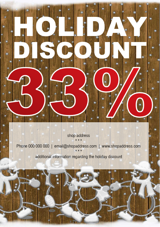 Holiday Sale Flyer