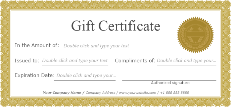 Gift Certificate