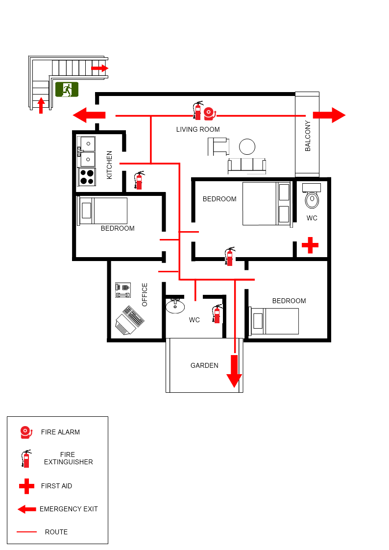 House Evacuation Plan