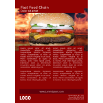 Fast Food Chain Brochure thumb