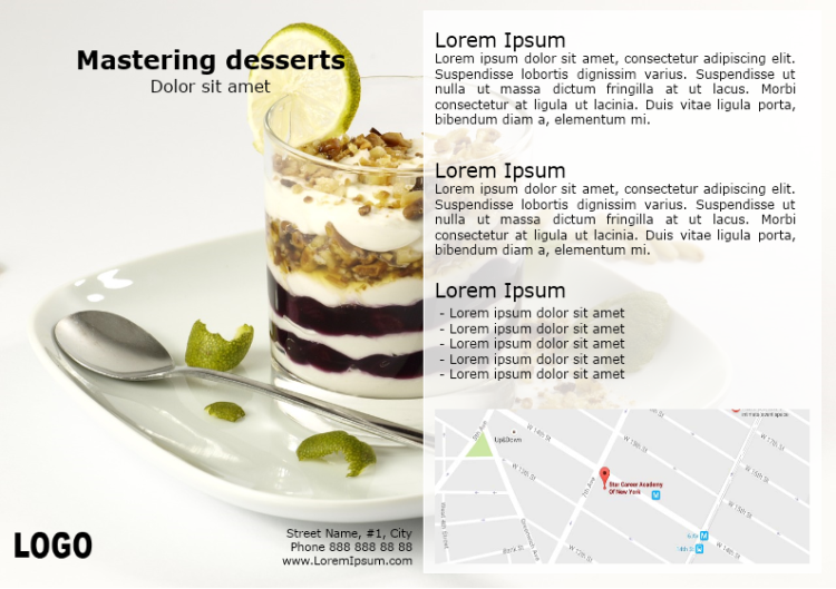 Mastering Desserts Brochure