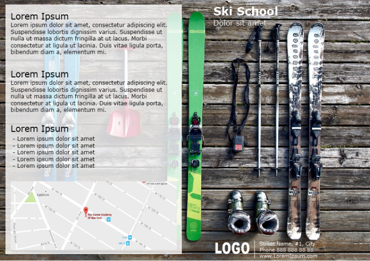 Ski School Brochure