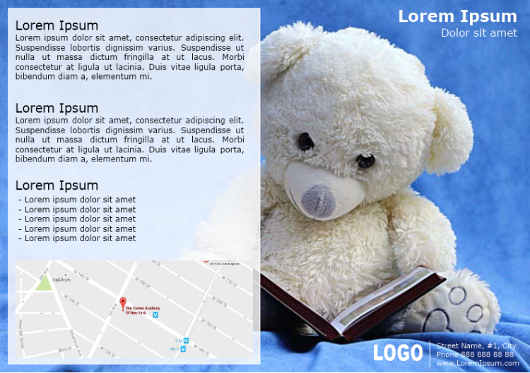 Teddy Bear Brochure