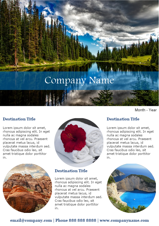 Travelling Agency Newsletter