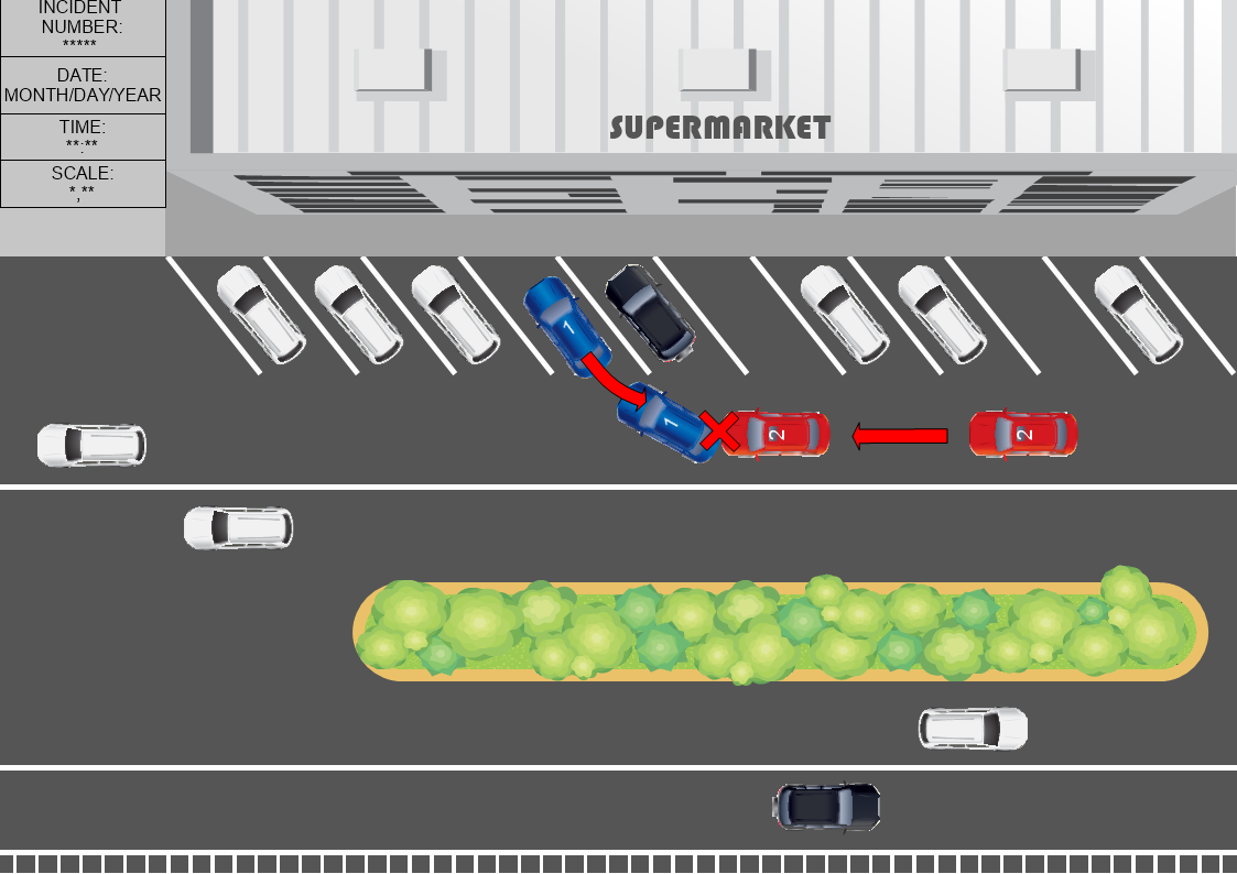 Road Accident Parking Reconstruction